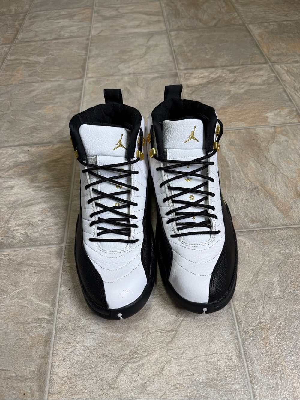Air Jordan 12 Retro Royalty Taxi Mens Shoe Size 10 White CT8013-170 Preowned